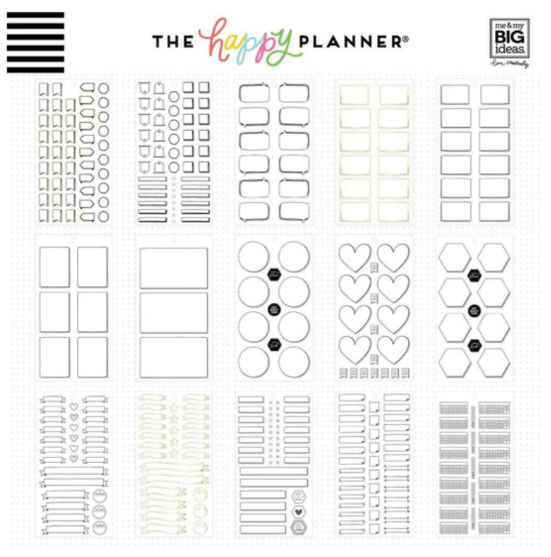 Journaling Happy Planner Value Pack Stickers