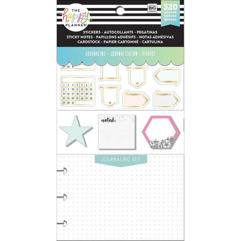 Journaling Happy Planner Multi Accessory Pack -  Sticky Notes/Sticker/Cards