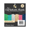 DCWV Glitzy Glitter 6" x 6" Paper Pad