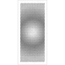 Crafter's Workshop Slimline Stencil 4"X9" - Halftones