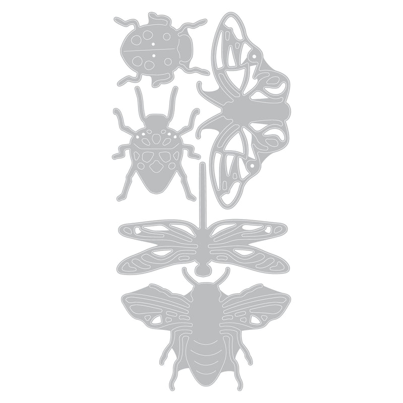 Sizzix Thinlits Die Set 5PK - Insects