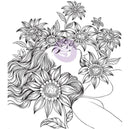 Prima Marketing Katherine Prima Princesses Cling Stamp 5"X7"