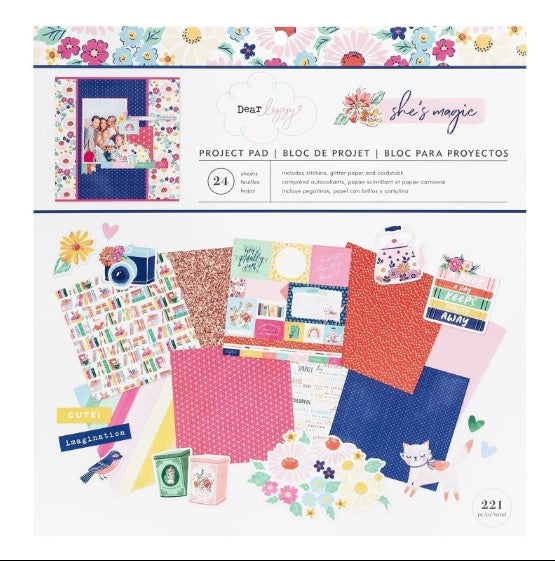 Dear Lizzy She's Magic 12x12 Project Pad