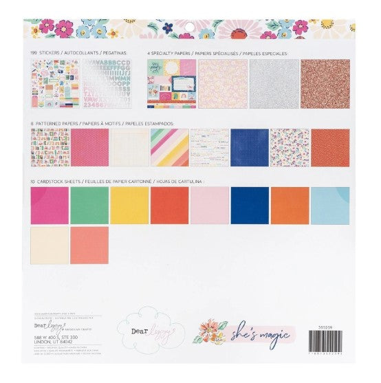 Dear Lizzy She's Magic 12x12 Project Pad