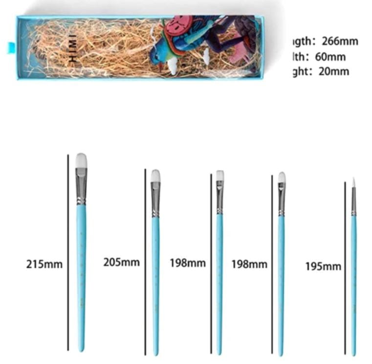 MIYA HIMI Paint Brush Gift Set (5pcs)