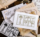 Mo Card Vintage Collection Foam Stamps/Cling Stamps