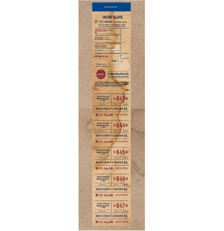 Vintage Tickets Perforated Ephemera Pad (Stubs, Tickets and More)