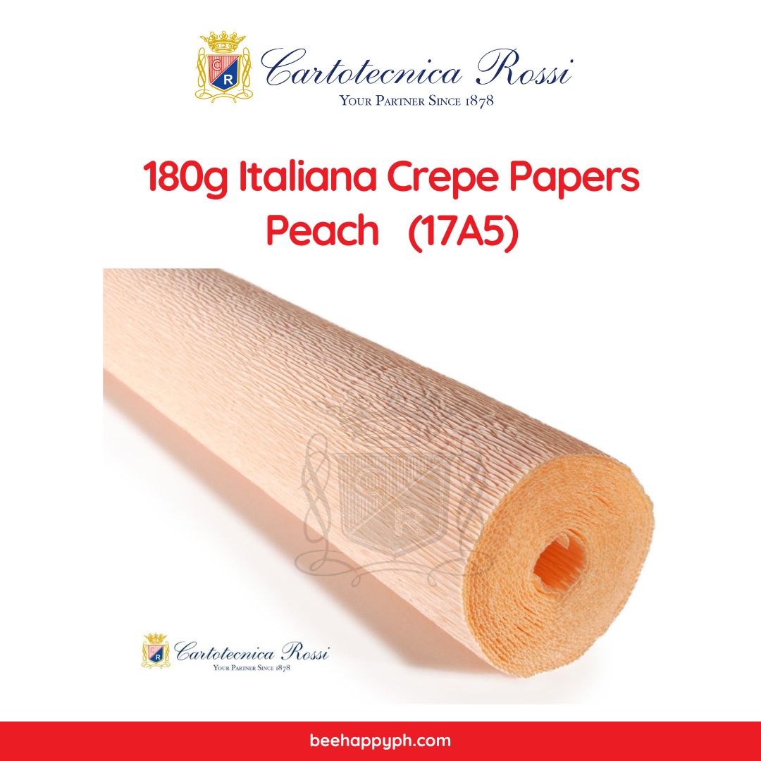 Cartotecnica Rossi Crepe Papers 180g (Purple & Pink Shades) Full Roll Premium Italian Crepe Papers
