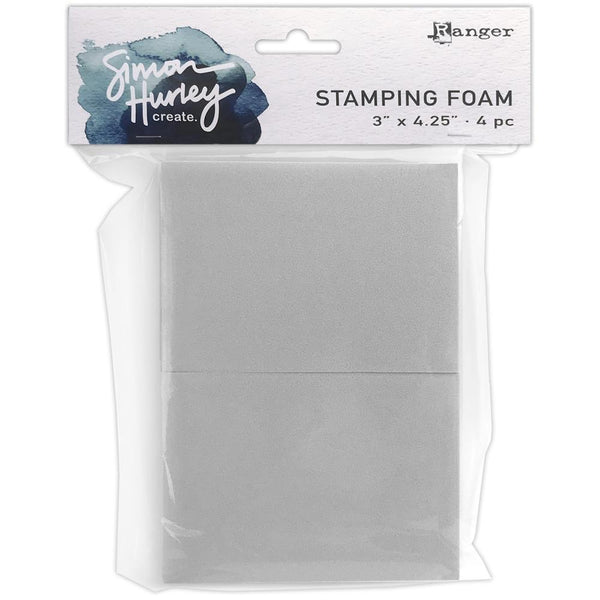 Simon Hurley Create Stamping Foam 3"X4.25" 4/Pkg