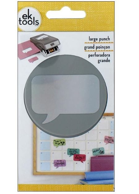 EK Success Large Round Quote Bubble Punch