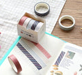 Simno Basic Patterns Masking Tape Sets