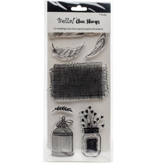 Ruby Rock It Raw & Rustic Clear Stamps 7