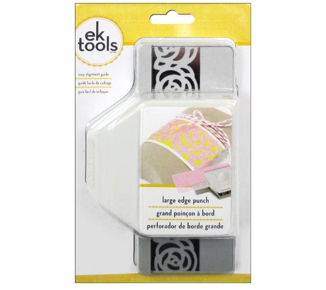 EK Success Large Rose Chain Edge Punch