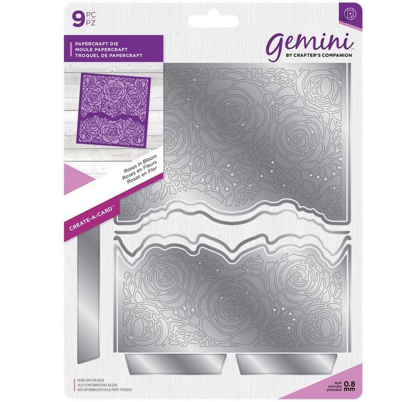 Crafter's Companion Roses in Bloom - Gemini Create a Card Dies