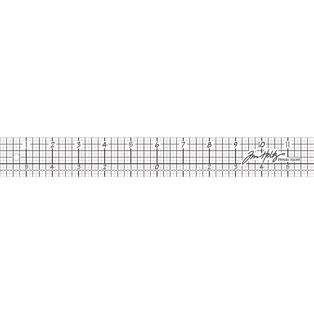 Tim Holtz Acrylic Design Ruler 12