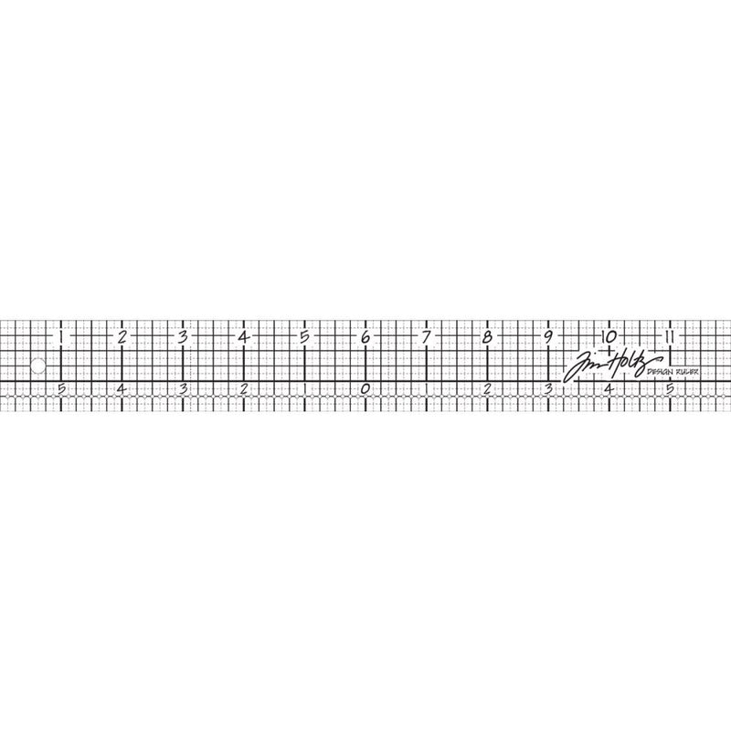 Tim Holtz Acrylic Design Ruler 12"