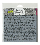 Crafter's Workshop Template 6"X6" - Believe Script