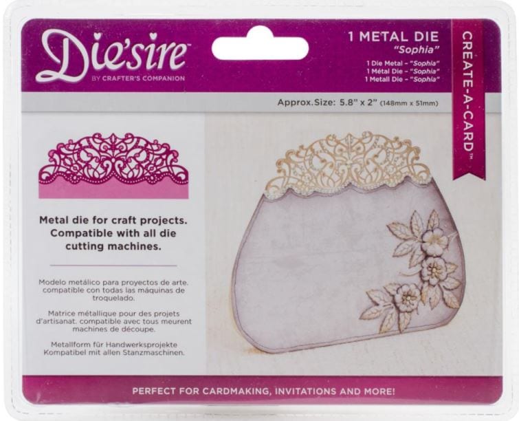 Crafter's Companion Sophia Die'sire Create-A-Card Cut and Emboss Dies