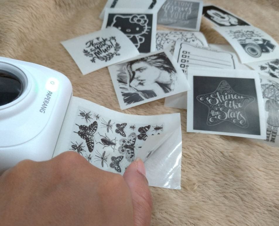 Paperang Waterproof Translucent Thermal Sticker for Paperang P1/P1S only 20 Year Retention 1 Roll (Need Scissors)