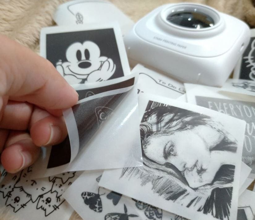 Invisible Paper Sticker Paperang Waterproof Translucent Thermal Sticker for Paperang P1/P1S on