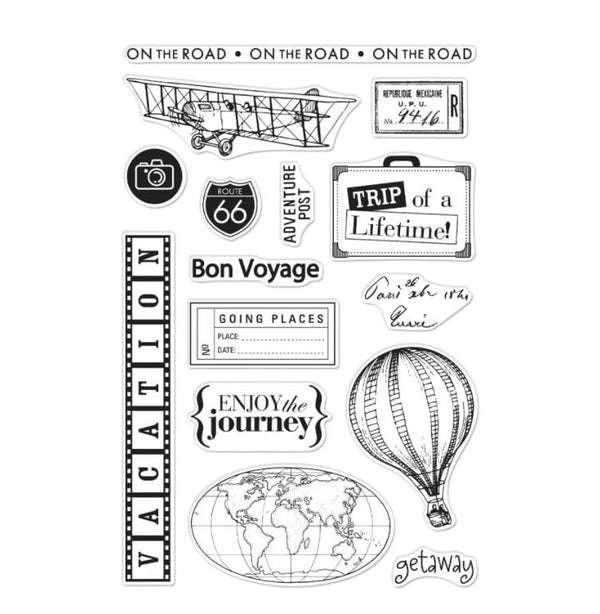 Hero Arts Travel From the Vault Stamp Set CM358