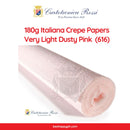 Cartotecnica Rossi Crepe Papers 180g (Purple & Pink Shades) Full Roll Premium Italian Crepe Papers