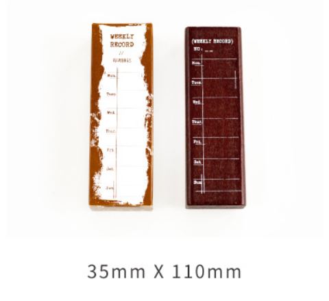 Yanji Wooden Journaling Stamps